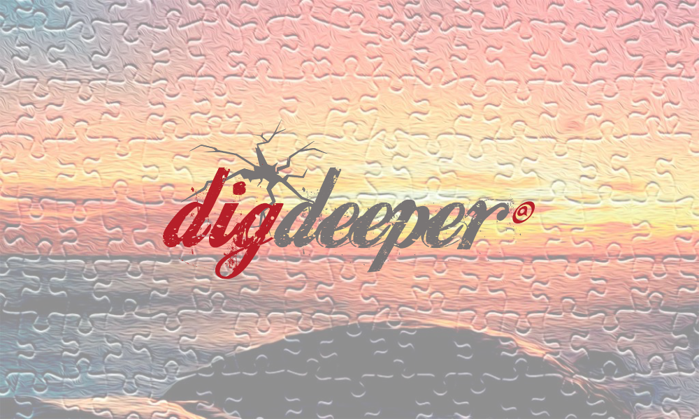 Dig Deeper-logo over coverbilde fra Himmelriket-utgivelsen