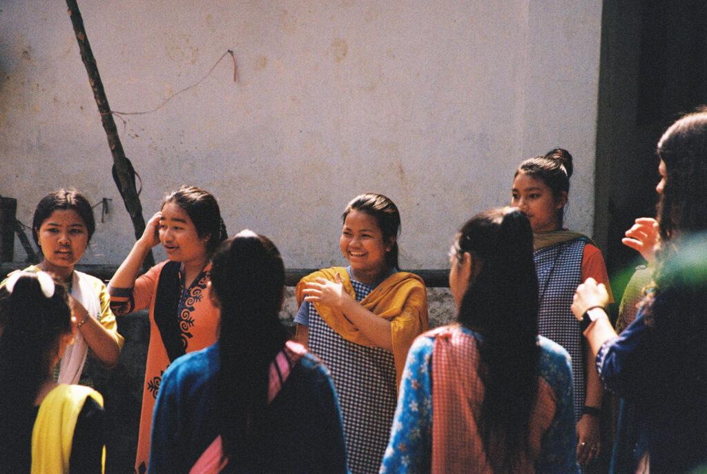 Jentene på jenteinternatet i Sylhet i Bangladesh