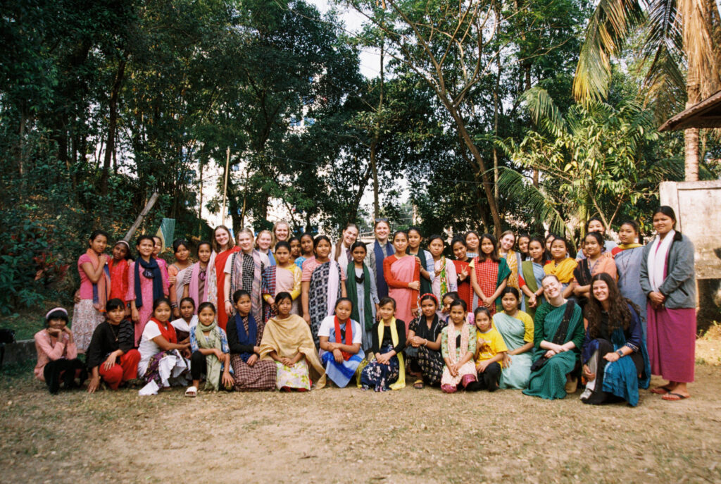 Jentene på jenteinternatet i Sylhet i Bangladesh
