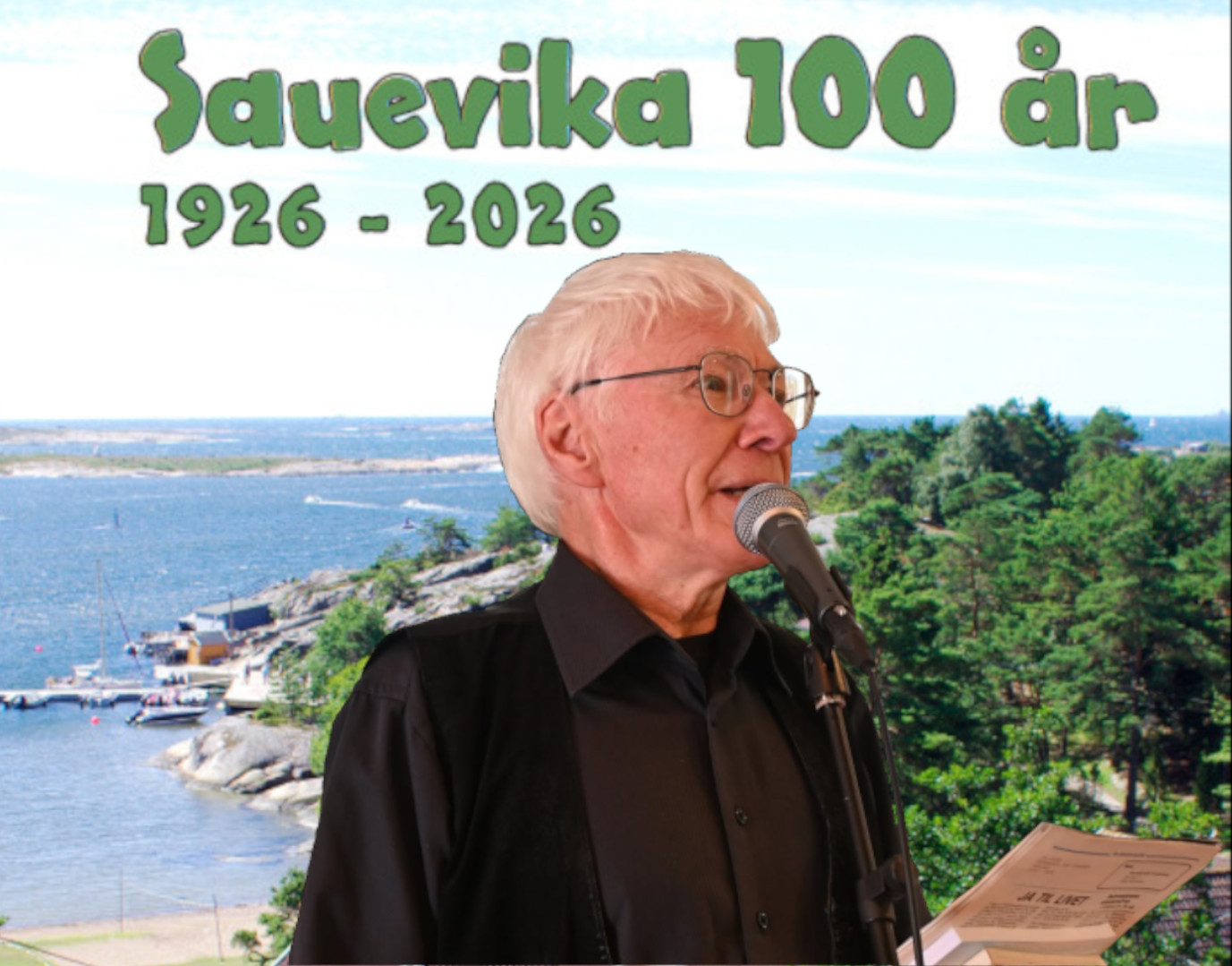 Jubileumsboka for Sauevika ble lansert og presentert den 14. juni